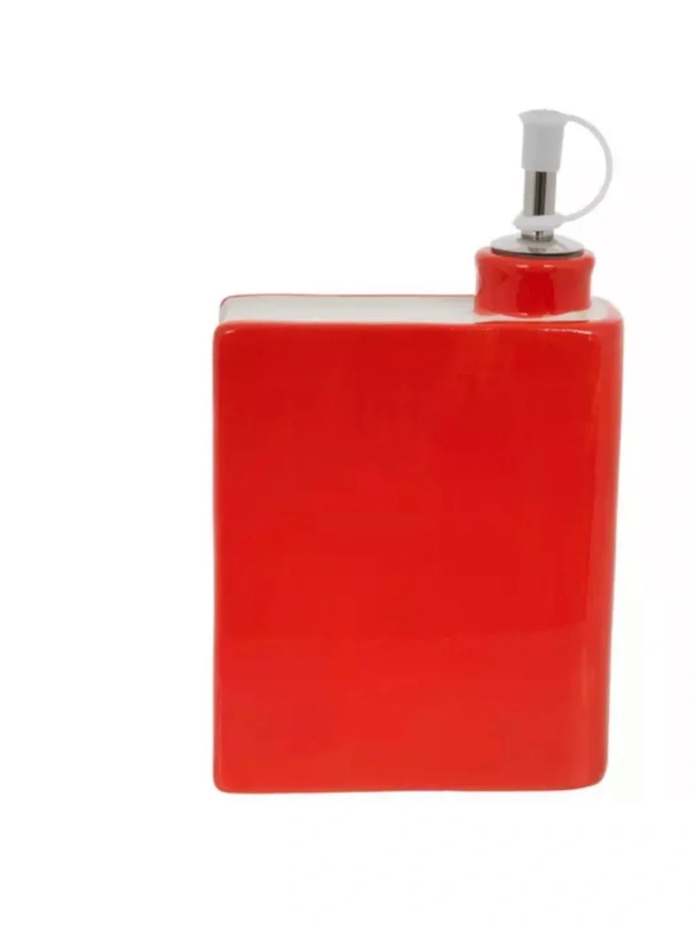 Red 'Pasta Every Day' Ceramic Dispenser